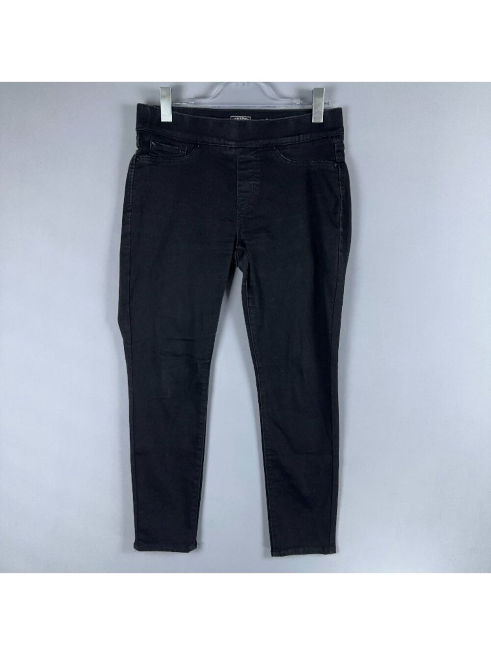 Signature By Levi Strauss Jeans Size 8 Small Gold Mid Rise Skinny Pull On Black